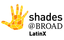 shades@broad LatinX@broad logo