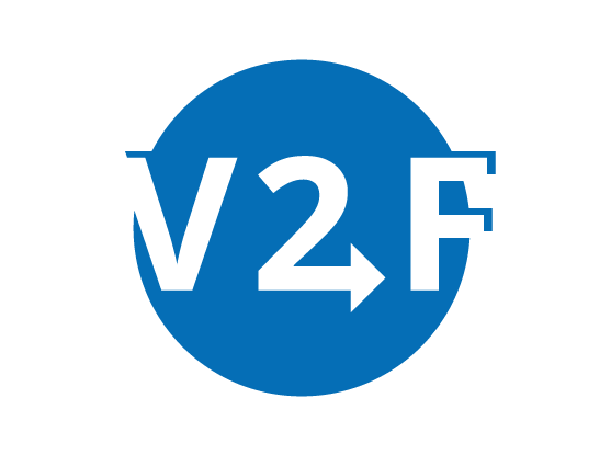 V2F logo