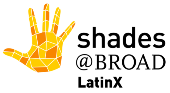 shades@broad LatinX@broad logo